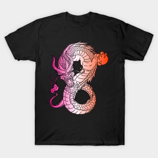 Japanese Dragon Vintage Demon Retro 103 T-Shirt